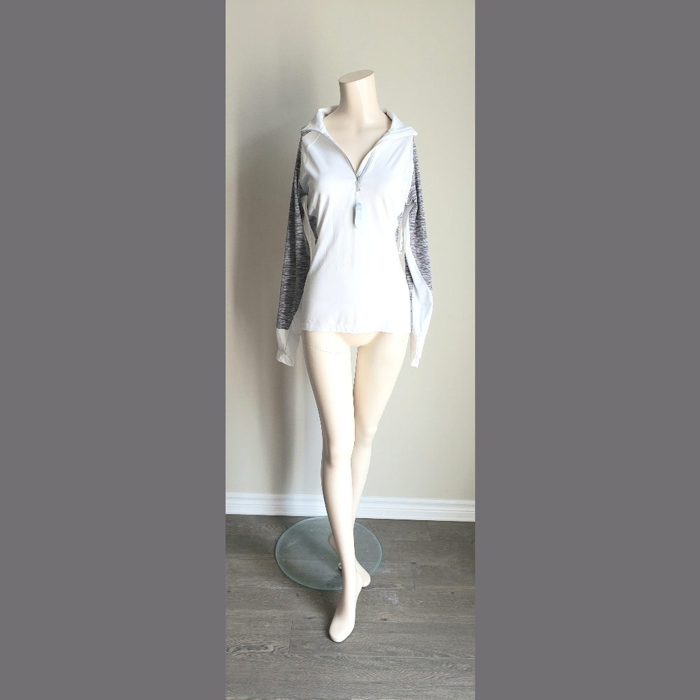 NWT Danskin Now Quarter Zip Pullover